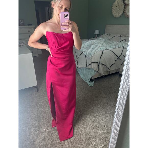 NWOT Jenny Yoo Waverly Dress Pink Formal Wedding Guest Homecoming Prom S - Picture 1 of 16